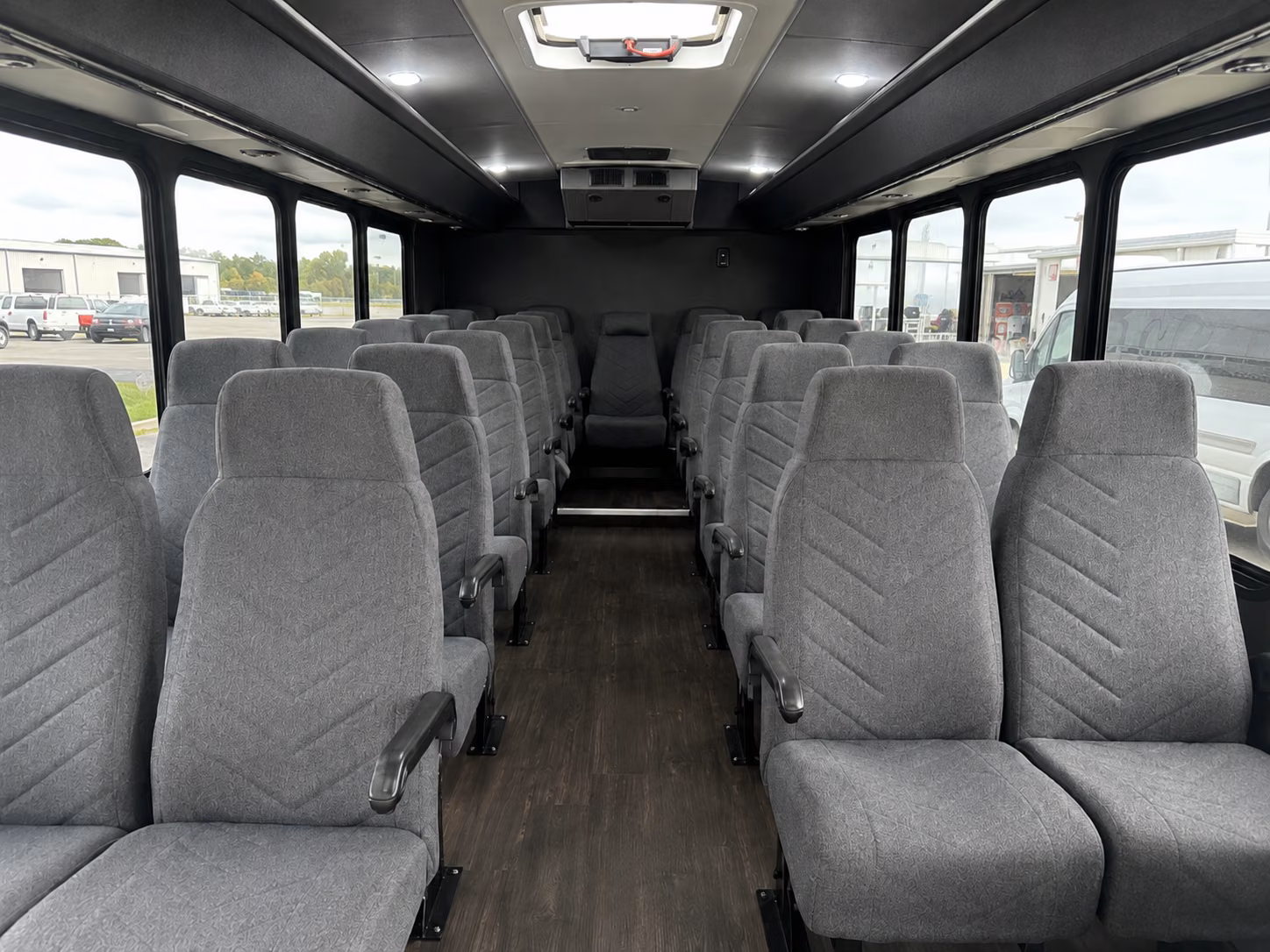 rowlett 20 passenger minibus interior