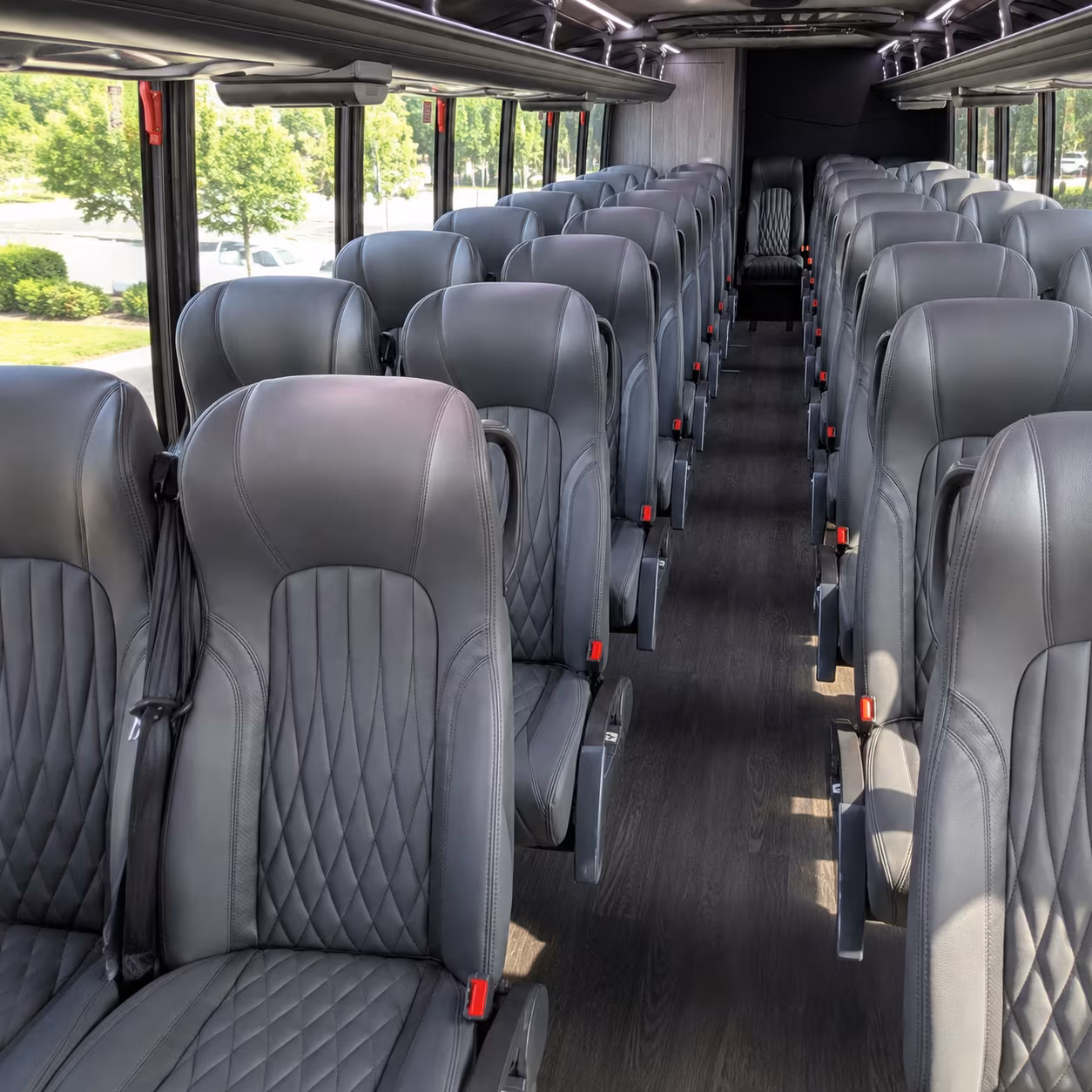 rowlett 30 passenger minibus inside