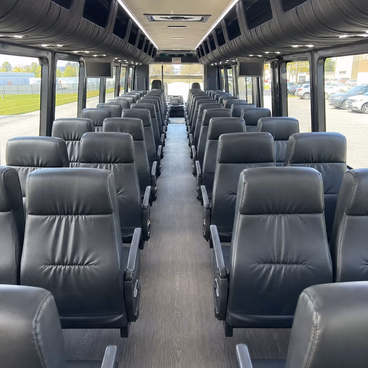 rowlett 30 passenger minibus interior
