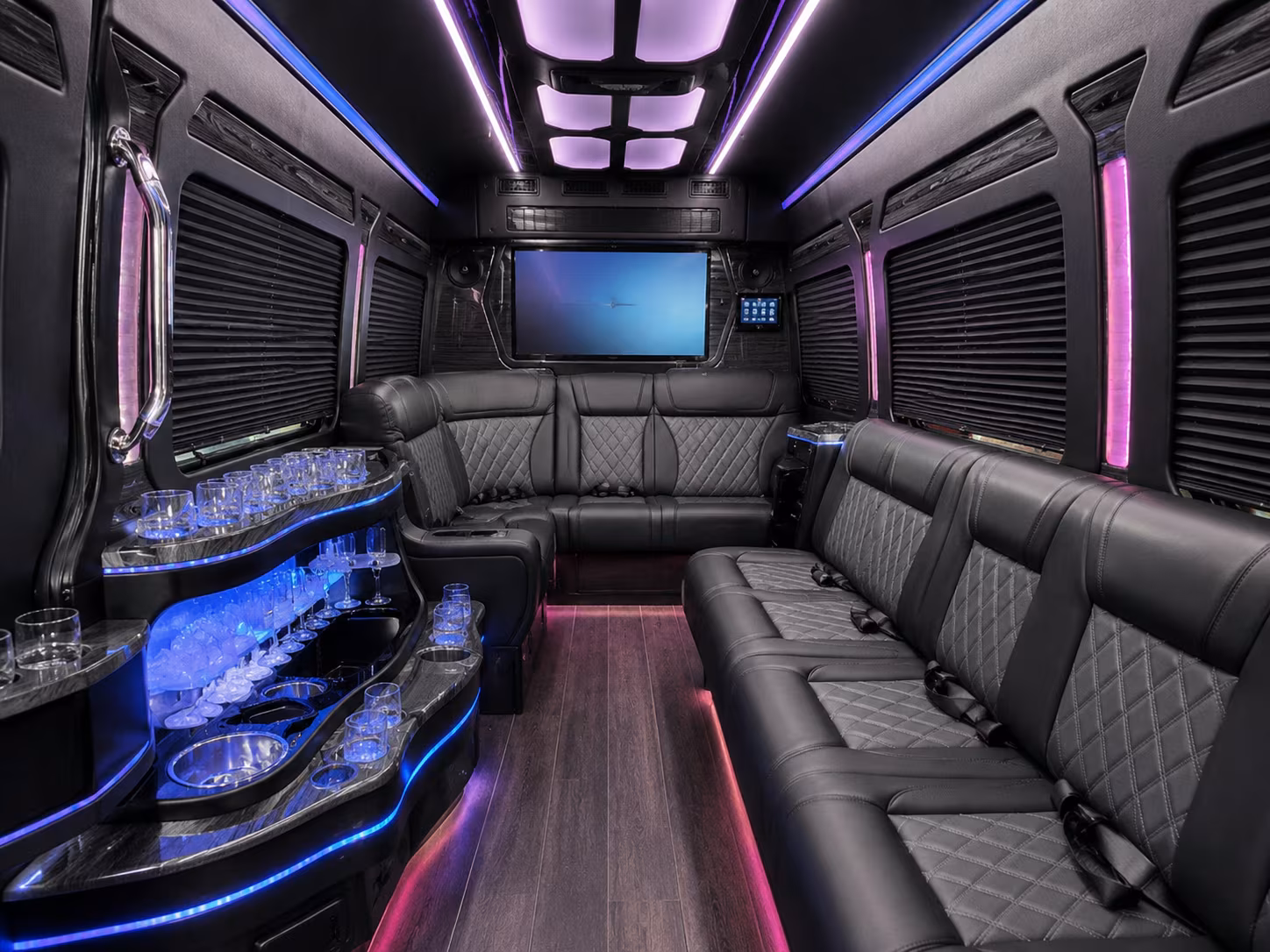 rowlett area school prom bus rentals covering the whole corridor