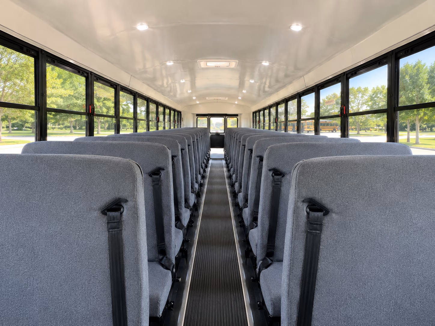 rowlett school bus inside