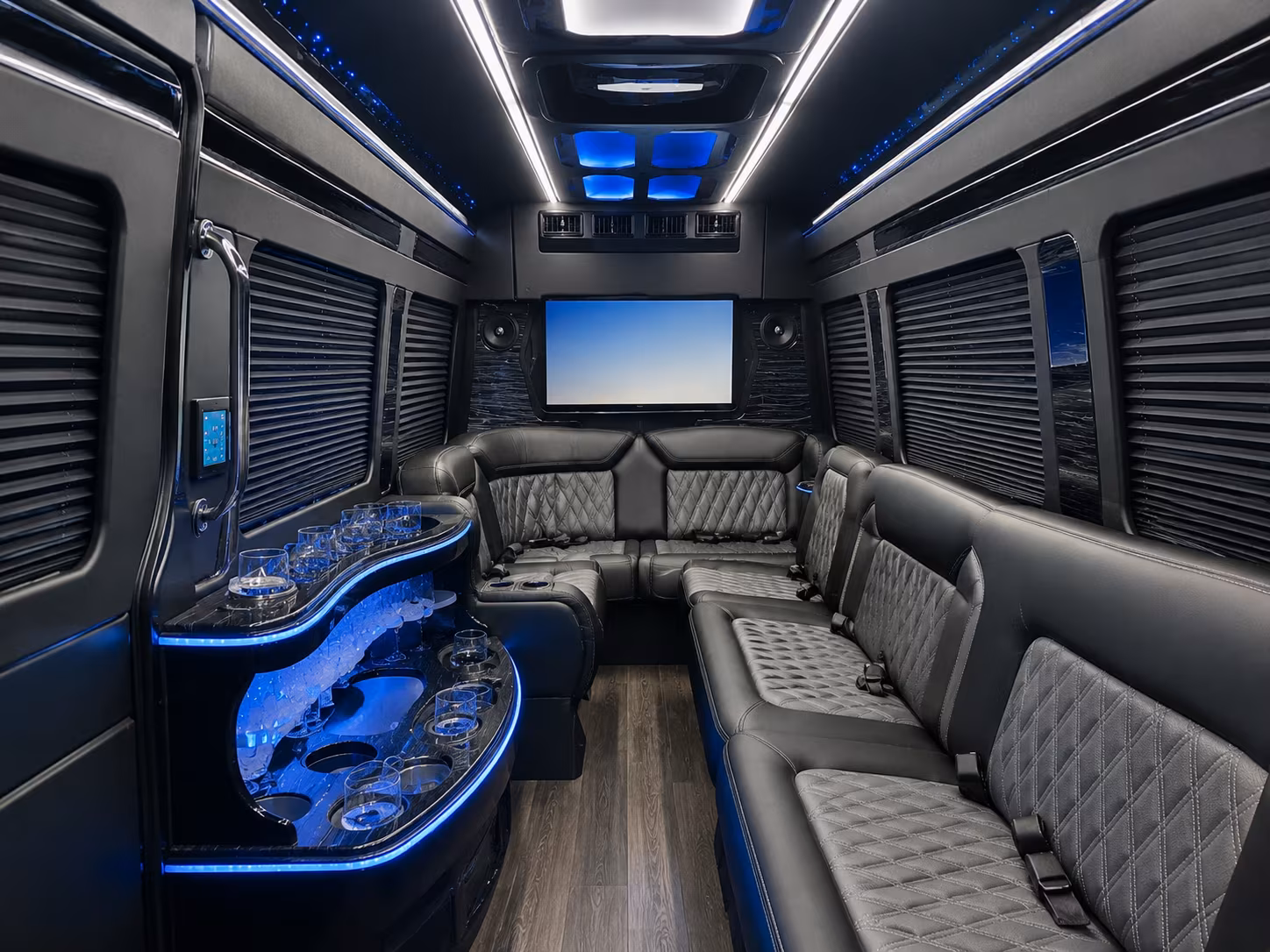 rowlett sprinter limousine inside