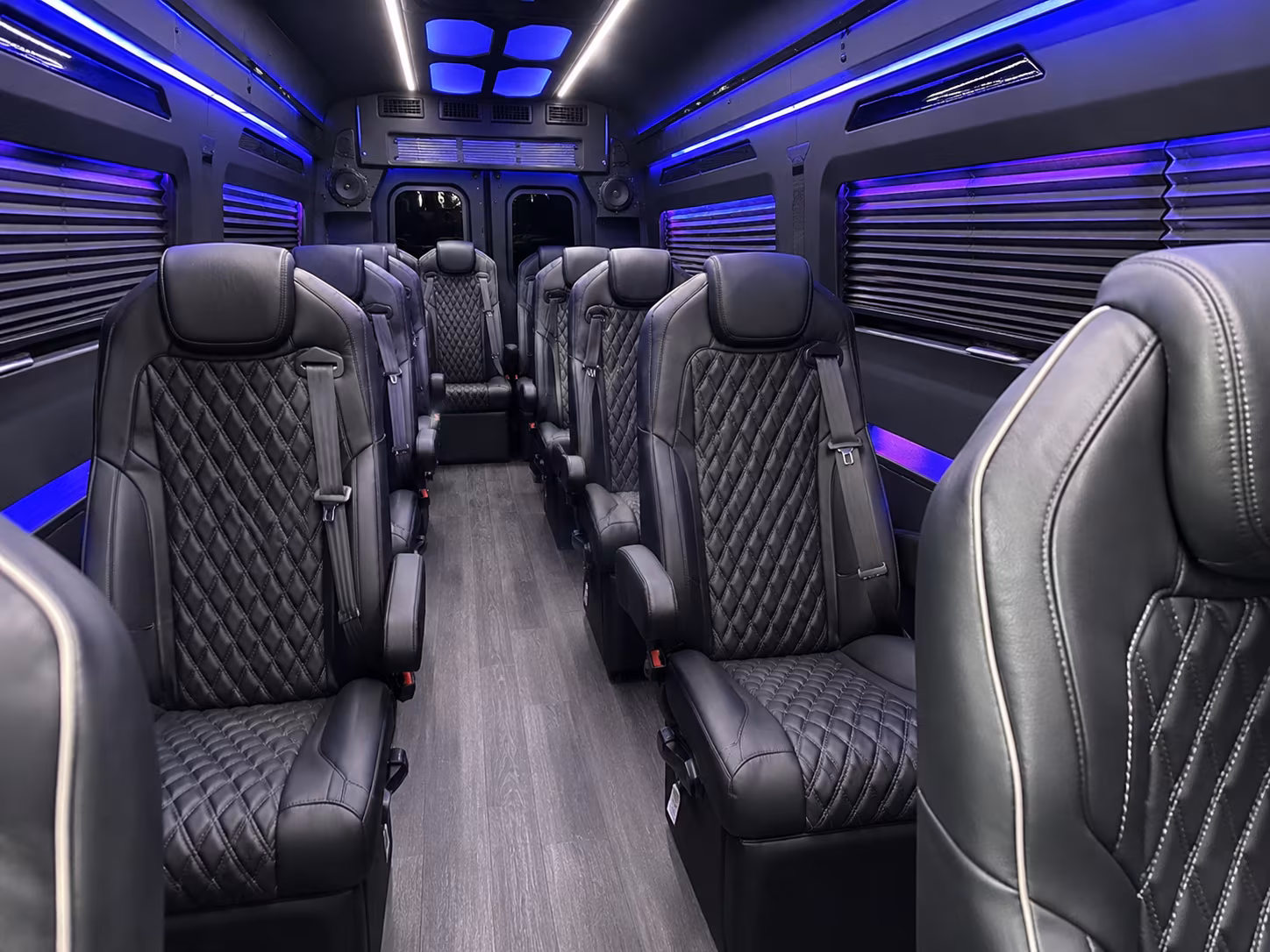 rowlett sprinter van with driver inside